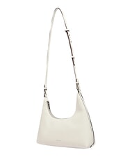 CALVIN KLEIN EMBOSSED LOGO Torba na ramię z paskiem na ramię smagliczka biała - Torby damskie - 6