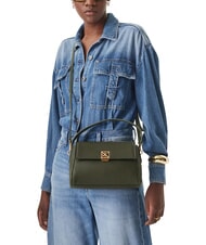 CALVIN KLEIN HARDWARE EMBLEM PEBB Torebka z paskiem na ramię cyprys - Torby damskie - 2