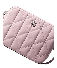CALVIN KLEIN QUILTED EMBLEM Mała torba na ramię kołyska r&oacute;żowa - Torby damskie - 4