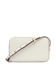 CALVIN KLEIN EMBOSSED LOGO Mała torba na ramię smagliczka biała - Torby damskie - 3