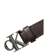 CALVIN KLEIN CK HARDWARE Pasek sk&oacute;rzany ck ciemnobrązowy - Paski - 5