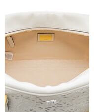 RALPH LAUREN MARCY Torba na ramię miękki biały - Torby damskie - 5