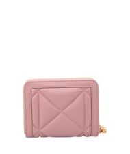 LOVE MOSCHINO EMBOSSED Średni portfel zapinany na zamek r&oacute;ża - Portfele damskie - 4