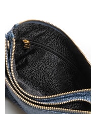 BORBONESE TRACOLLA SMALL ECO LINE Torba na ramię niebieski lapis - Torby damskie - 4