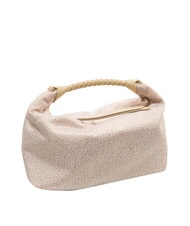 BORBONESE PLIE Torba na ramię typu hobo piasek - Torby damskie - 2