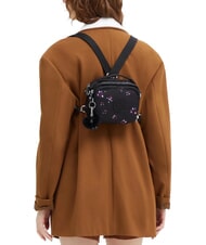KIPLING CAHIR Mini torba na ramię / plecak kwiat nocy - Torby damskie - 3