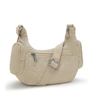 KIPLING RIKKA MINI Torba na ramię sygnatura beżowa tłoczona - Torby damskie - 3