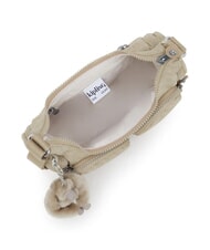 KIPLING RIKKA MINI Torba na ramię sygnatura beżowa tłoczona - Torby damskie - 4