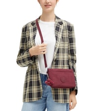 KIPLING RIRI S Płaska mini torba wino salonowe - Torby damskie - 2