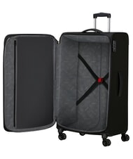 AMERICAN TOURISTER AIR WAVE Duży w&oacute;zek CZARNY/CZERWONY - W&oacute;zki p&oacute;łsztywne - 2