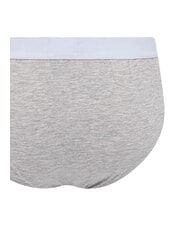 TRUSSARDI BASIC Opakowanie 2 par majtek szary melanż - Majtki męskie - 3