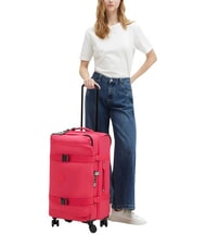 KIPLING SPONTANEOUS W&oacute;zek średniej wielkości ośrodek r&oacute;żowy - W&oacute;zki p&oacute;łsztywne - 8