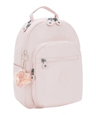 KIPLING SEOUL S Plecak r&oacute;żowy połysk - Plecaki szkolne i rekreacyjne - 3
