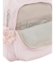 KIPLING SEOUL S Plecak r&oacute;żowy połysk - Plecaki szkolne i rekreacyjne - 7