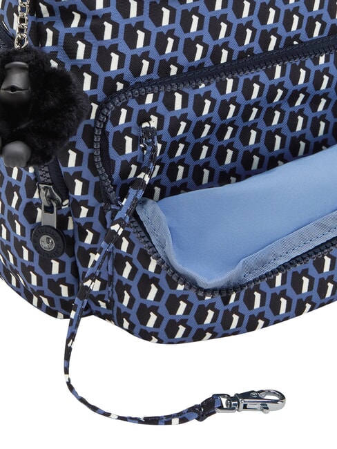 CITY ZIP S Plecak wielokieszeniowy 3d k niebieski - Torby damskie