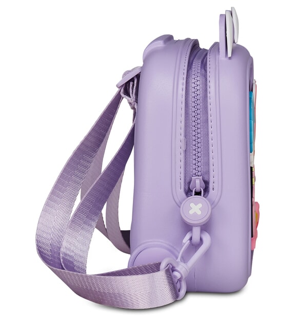 GIRLY PINS Mini plecak z wyjmowanymi szpilkami Lawenda angielska - Plecaki szkolne i rekreacyjne
