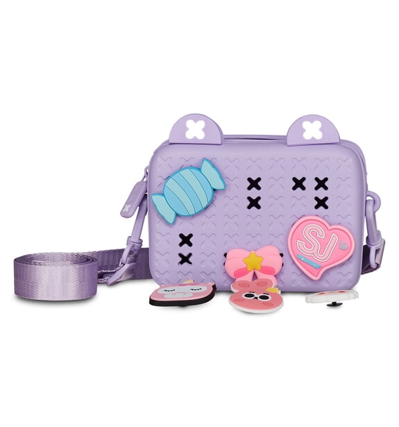 GIRLY PINS Torba na ramię Lawenda angielska - Torby i akcesoria dla dzieci