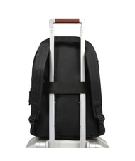 PIQUADRO BUSINESS CASUAL Składany plecak materiałowy Czarny - Plecaki na laptopa do pracy - 4