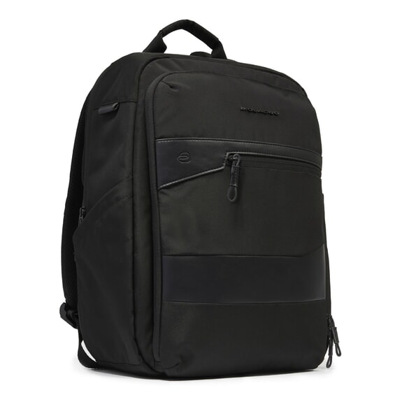 COLLEZIONE SMART BUSINESS Plecak materiałowy na laptopa 15,6" Czarny - Plecaki na laptopa do pracy