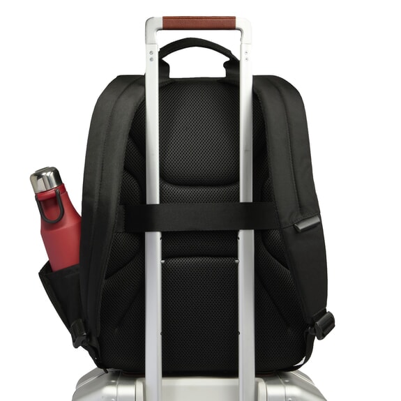 COLLEZIONE SMART BUSINESS Plecak materiałowy na laptopa 15,6" Czarny - Plecaki na laptopa do pracy
