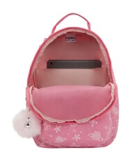 KIPLING SEOUL S Plecak średni r&oacute;żowy - Torby damskie - 5