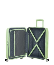 AMERICAN TOURISTER SOUNDBOX SPINNER W&oacute;zek średni, rozszerzalny zielone kiwi - W&oacute;zki twarde - 2