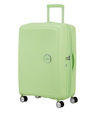 AMERICAN TOURISTER SOUNDBOX SPINNER W&oacute;zek średni, rozszerzalny zielone kiwi - W&oacute;zki twarde - 3
