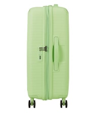 AMERICAN TOURISTER SOUNDBOX SPINNER W&oacute;zek średni, rozszerzalny zielone kiwi - W&oacute;zki twarde - 5