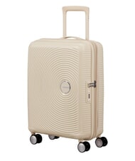 AMERICAN TOURISTER SOUNDBOX Mały w&oacute;zek rozszerzalny piasek kokosowy - Bagaż podręczny - 3