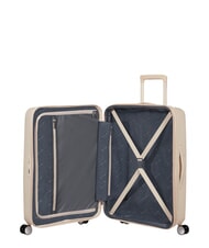 AMERICAN TOURISTER SOUNDBOX SPINNER W&oacute;zek średni, rozszerzalny piasek kokosowy - W&oacute;zki twarde - 2