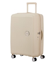 AMERICAN TOURISTER SOUNDBOX SPINNER W&oacute;zek średni, rozszerzalny piasek kokosowy - W&oacute;zki twarde - 3