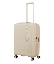 AMERICAN TOURISTER SOUNDBOX SPINNER W&oacute;zek średni, rozszerzalny piasek kokosowy - W&oacute;zki twarde - 4