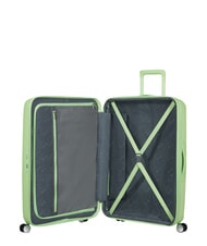 AMERICAN TOURISTER SOUNDBOX Duży, rozszerzalny w&oacute;zek zielone kiwi - W&oacute;zki twarde - 2