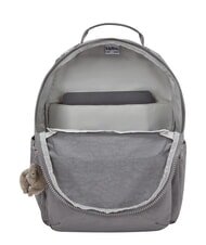 KIPLING SEOUL Plecak na laptopa 15" średni szary - Torby damskie - 4
