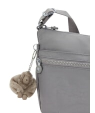 KIPLING IZELLAH M Torba na ramię średni szary - Torby damskie - 5