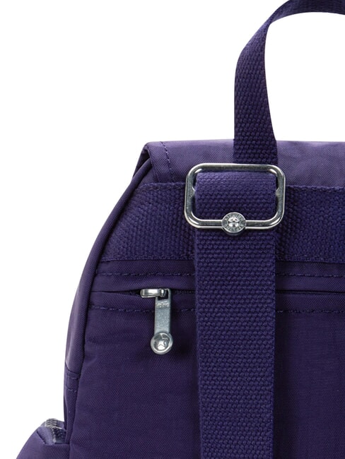 CITY ZIP MINI Mały plecak z klapką ciemnoniebieski - Torby damskie