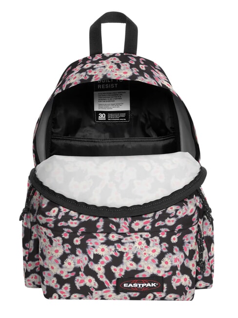 PADDED DAY PAK'R Plecak na laptopa 14" z kieszenią na butelkę z wodą kwiat szybki czarny - Plecaki szkolne i rekreacyjne