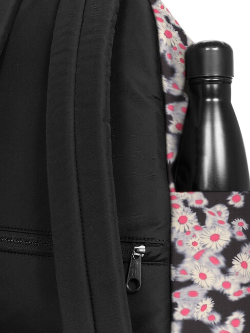 PADDED DAY PAK'R Plecak na laptopa 14" z kieszenią na butelkę z wodą kwiat szybki czarny - Plecaki szkolne i rekreacyjne