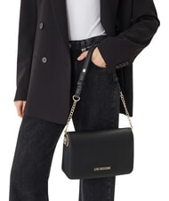 LOVE MOSCHINO CHUNKY TAB Torba na ramię - Torby damskie
