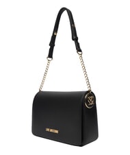 LOVE MOSCHINO CHUNKY TAB Torba na ramię Czarny - Torby damskie - 4