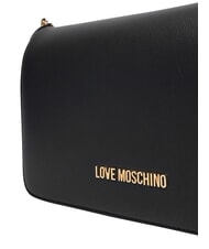LOVE MOSCHINO CHUNKY TAB Torba na ramię Czarny - Torby damskie - 5
