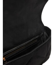 LOVE MOSCHINO EMBOSSED Mała torebka z paskiem na ramię Czarny - Torby damskie - 6