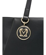 LOVE MOSCHINO CHUNKY TAB Torba na zakupy, torba na ramię Czarny - Torby damskie - 4