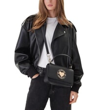 LOVE MOSCHINO CUPID Mała torebka z paskiem na ramię Czarny - Torby damskie - 2