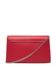 LOVE MOSCHINO SMART DAILY Kopert&oacute;wka z metalowym paskiem na ramię CZERWONY - Torby damskie - 4