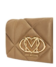 LOVE MOSCHINO EMBOSSED Torba na ramię, podw&oacute;jna mobilność piasek - Torby damskie - 5