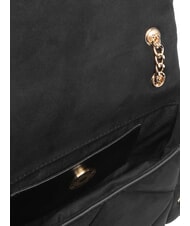 LOVE MOSCHINO EMBOSSED Mała torebka na ramię z łańcuszkiem Czarny - Torby damskie - 6