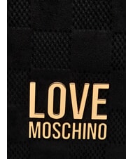 LOVE MOSCHINO PATCHY Plecak z logo Czarny - Torby damskie - 7