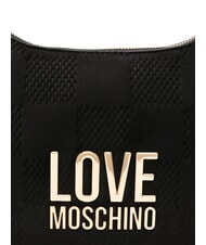 LOVE MOSCHINO PATCHY Torba na ramię Czarny - Torby damskie - 4