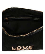 LOVE MOSCHINO PATCHY Torba na ramię Czarny - Torby damskie - 5